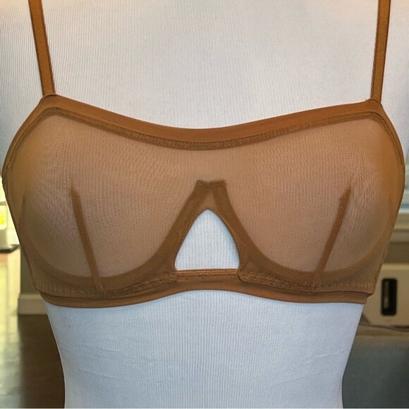 NWT We Are HAH X Free People Wired Bra 30-38DD 30DD 32DD 34DD 36DD Brown Sugar - Picture 3 of 14